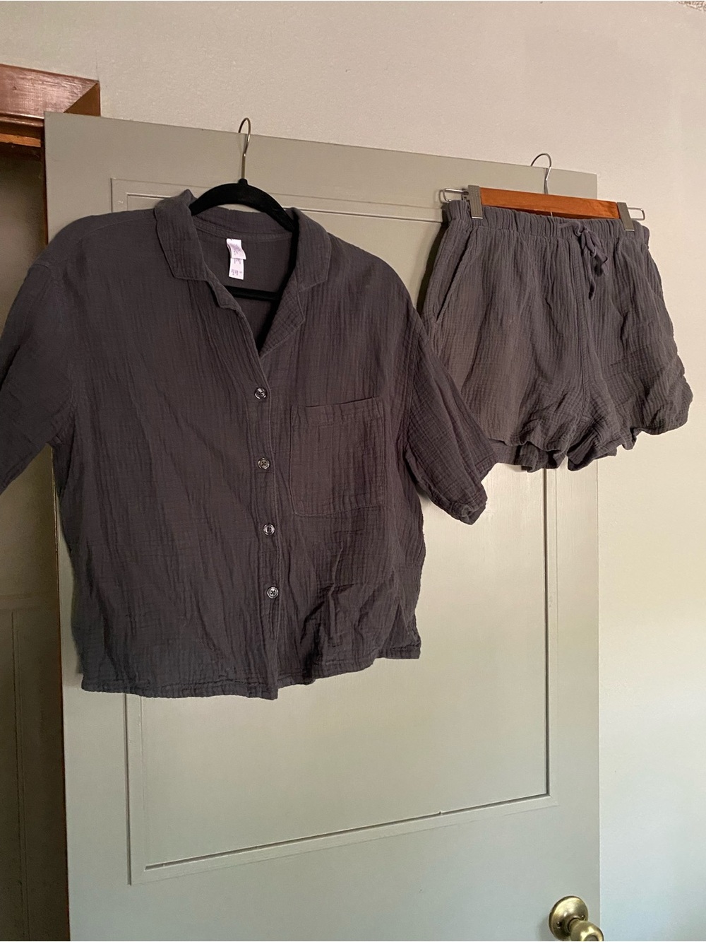 stars above Quilted Gray Jacket
